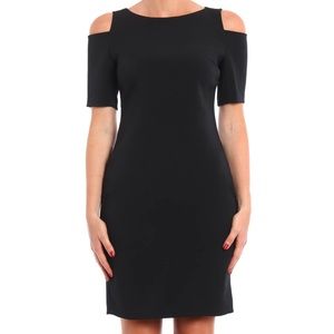 Michael Kors Structured cold shoulder dress
